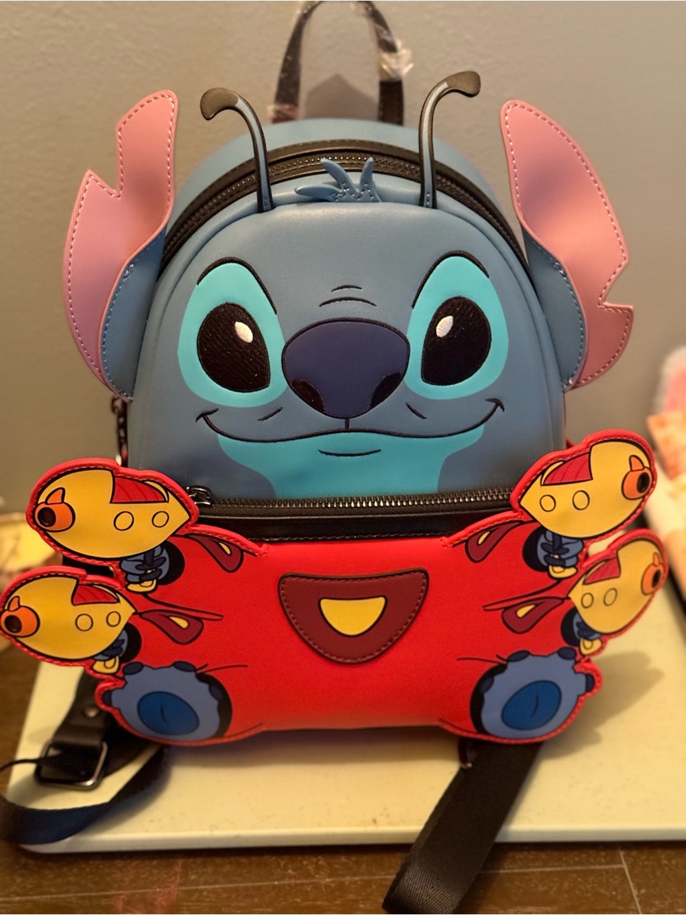Stitch Space Suit Cosplay Mini Backpack